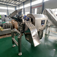 Cortadora de Carne Congelada Industrial 3D, Máquina Automática de Corte en Cubos de Acero Inoxidable para Carne de Res, Cerdo y Pollo, de Alta Capacidad Comercial