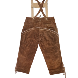 Genou bavarois surdimensionné léger pour hommes Lederhosen coupe ajustée taille moyenne anti-rides bouton braguette prix raisonnable services OEM - Product Image 3