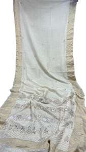 ผ้าไหมบริสุทธิ์ Desi moonga ส่าหรีแบบดั้งเดิมทำด้วยมือ mukesh katdana teeki เพิร์ล pitta สำหรับปาร์ตี้สวมใส่เสื้อผ้าอินเดียปากีสถาน - Product Image 2