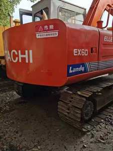 Excavatrice d'origine japonaise Hitachi EX60 Janpan 6 tonnes mini pelle hydraulique sur chenilles Hitachi EX60 d'occasion - Product Image 5