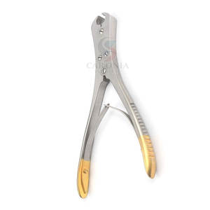 Instruments chirurgicaux orthopédiques les plus vendus en acier inoxydable allemand Double Action plaque Cutter pince Source d'alimentation manuelle - Product Image 4