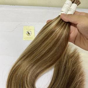 Extensiones de cabello humano Natural vietnamita, pelo Natural liso con cutícula, Color Piano, virgen, nueva tendencia - Product Image 3