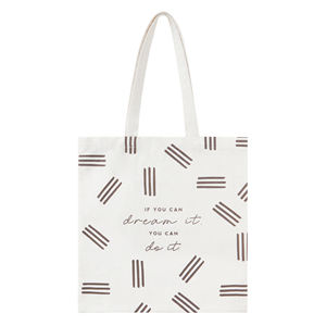 Sacs fourre-tout en toile de coton écologiques de couleur naturelle personnalisés, logo imprimé sur mesure, style signature, mode vintage, fleurs - Product Image 3