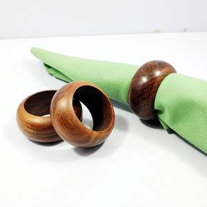 Servilletero ecológico duradero de madera de Acacia de Mango pulido de Color moderno, servilletero de mesa con logotipo personalizado para boda en stock - Product Image 5