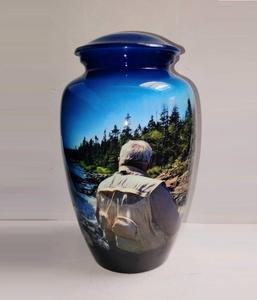 Urne funéraire pour cendres humaines et animales de compagnie, style américain, en métal, vente en gros, personnalisable, souvenir pour adulte, pour homme et femme - Product Image 2