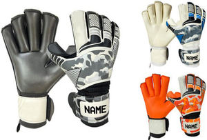 Gants de gardien de but de football professionnels, doigts entiers, latex, imperméables, respirants, sangle de poignet réglable, légers, adultes, jeunes - Product Image 4