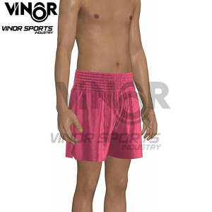 กางเกงออกกำลังกายแบบยืดได้สี่ทางกางเกง MMA มวยไทยขาสั้นแบบปรับแต่งได้ - Product Image 6