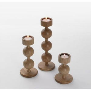 Bougeoir à bougie chauffe-plat design tendance bougeoir de forme incurvée en bois naturel de haute qualité à bon prix par Indian metal world - Product Image 6