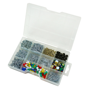 1000 Mảnh Thép brads Tacks Móng Tay Bọc Loại Điểm Sắc Nét Vòng Mịn Mạ Kẽm/Brass Mạ Đa-Mục Đích Fastener - Product Image 1