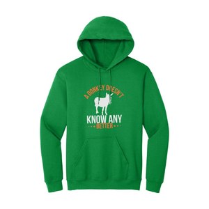 Tela de mezcla de algodón en 260-300 + GSM pesado con bolsillo de canguro Estampado de pecho con tema de animales Diseño y colocación de color personalizable - Product Image 3