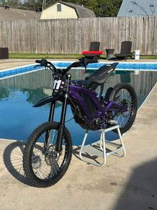 NOUVEAU 2025 E Ride Pro SS 3.0 Violet 16kw 72v Moto électrique tout-terrain Violette - Product Image 5