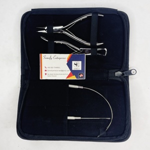 Kit de Herramientas para Extensiones de Cabello de Acero Inoxidable de Alta Calidad, Color Personalizado, Completamente Pulido, Marca Privada, Estuche Resistente, Somofy Enterprises - Product Image 3