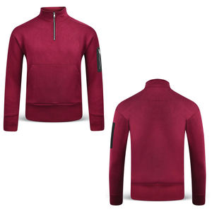 Wholesale 300 Gsm Fleece Crewneck <b>Sweatshirt</b> for Men Custom Logo Design <b>Embroidery</b> 100% Cotton for Winter - Product Image 3