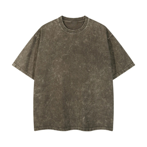Camisetas de Cuello Alto para Hombre, 100% Algodón, Estilo Formal, Corte Regular, Diseño Sólido, 230g, Impresión Personalizada por Serigrafía - Product Image 3