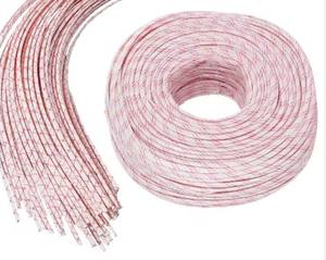 Manchons en fibre de verre revêtus de PVC, tube fixe, matériau d'isolation pour moteur électrique, manchons en fibre de verre revêtus de PVC et haute température. - Product Image 1