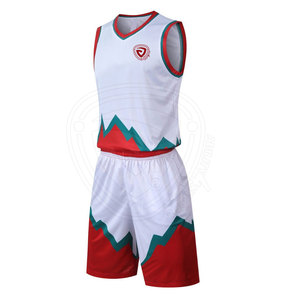 Venta al por mayor diseño único de secado rápido de talla grande uniforme de baloncesto para adultos transpirable conjuntos de ropa de baloncesto - Product Image 3