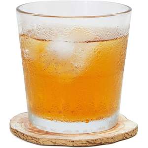 Posavasos de bebidas ecológicos de madera clásicos, Juego de 4 unidades para uso en el hogar, la Oficina y el bar - Product Image 2