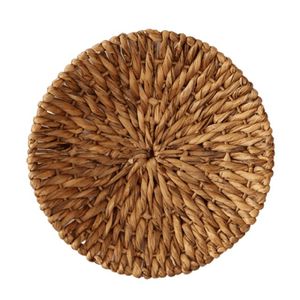 Panier mural écologique en jacinthe d'eau couleur naturelle pour accessoires de décoration intérieure tissés à la main en gros du Vietnam - Product Image 1