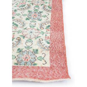 Vintage 9x12 <b>Wool</b> Rug <b>Red</b> Orange Hand Knotted Floral Hallway Rectangle Puzzle Patchwork Patterns for Entryway Home Use-Pae-3226 - Product Image 4