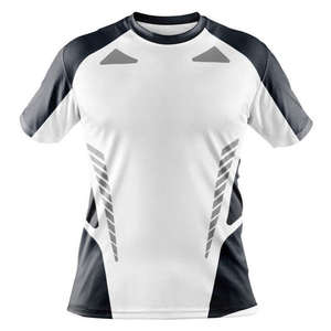 เสื้อยืดกีฬาคุณภาพสูง ผ้าเทอร์รี่ พิมพ์ลาย ทรงหลวม ไหล่ตก เป็นมิตรกับสิ่งแวดล้อม แห้งเร็ว รับสกรีนลายเต็มตัวด้วยเทคนิคซับลิเมชั่น เสื้อยืดผู้ชาย - Product Image 1