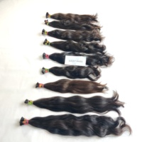 Extensions de cheveux humains vierges bruts en vrac tissage ondulé cheveux humains indiens de bonne qualité non traités