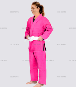 Parches con logotipo personalizado Últimos estilos Brazilian Jiu Jitsu Gis Mujeres Venta al por mayor Artes marciales Karate Training Wear Ladies OEM Service - Product Image 3
