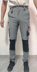 กางเกงทำงานผ้าบอนด์กันน้ำระดับกลาง ยืดหยุ่นสูง ระบายอากาศได้ดี เป็นมิตรกับสิ่งแวดล้อม สไตล์ลำลอง มีกระเป๋าหลายช่อง สำหรับผู้ชาย - Product Image 3