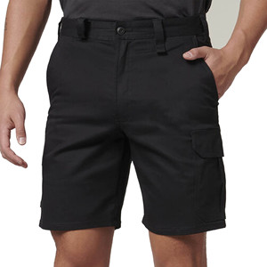 100% algodón verano peso pesado hombres Cargo Shorts Multi-bolsillo estilo Hip Hop logotipo personalizado ecológico Mid pantalones cortos de trabajo al aire libre - Product Image 6