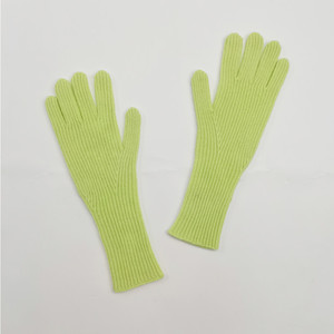 Prenda entera para mujer sin costuras 100% Cachemira acanalado hasta el codo guantes multifunción Detección de aguja para viajes de invierno diarios - Product Image 3