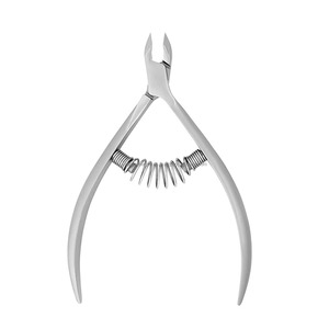 Pinza de cutícula profesional de acero inoxidable, mango de resorte, cortauñas - Product Image 1