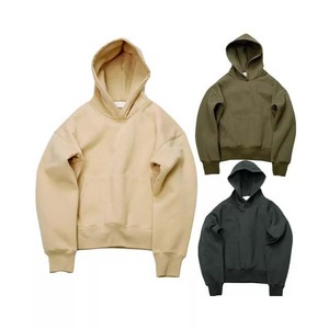 Sweatshirts épais 380gsm pour hommes Sweatshirts à capuche unis imprimés sur mesure Sweatshirts d'hiver de base Fabricant de sweats à capuche vierges - Product Image 1