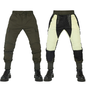 Forro resistente a la abrasión reforzado con fibra de aramida, diseño OEM, protectores de impacto para Jogger clásico, bolsillos laterales, pantalones Cargo - Product Image 1