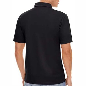 Conception de logo personnalisé Slim Fit coton grande taille polos hommes brodés et imprimés jersey décontracté respirant hommes polos - Product Image 4
