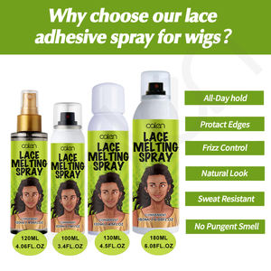 Kit d'installation de perruque Oalen Private Label, formule naturelle sans colle, <span class=keywords><strong>spray</strong></span> fixant pour perruque en dentelle, tenue toute la journée - Product Image 2