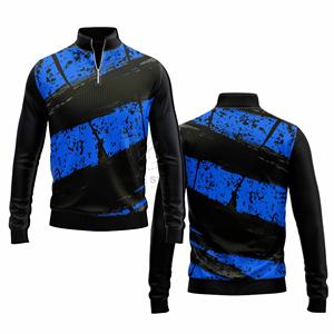 Custom Sports Team Quarter Jacket <b>Men</b> Women Youth Sportswear Quick Dry Team <b>Pullover</b> Custom Full Dip Zipper Sports Jacket - Product Image 3