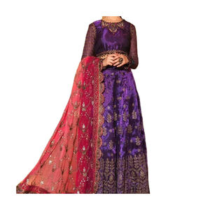 Robe élégante Salwar Suit Punjabi Collection Pakistanaise Indienne Femmes Shalwar Kameez produit à vendre - Product Image 5