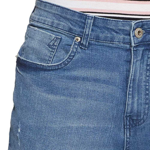 2024 nouvelle mode ajusté élégant hommes pantalons bleu couleur cheville longueur été porter des pantalons hommes Denim pantalon OEM ODM entretenu - Product Image 4