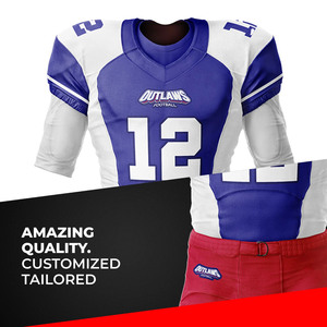 Uniformes de fútbol americano Premium Ropa de equipo de alta calidad con mangas cortas Rendimiento inigualable por fabricante - Product Image 5