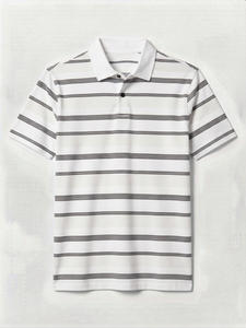 Camiseta Polo de Manga Corta para Hombre, Informal, de Venta Caliente, Nuevo Diseño, Logotipo Personalizado, Color Sólido, Transpirable, de Secado Rápido y Ecológica - Product Image 6