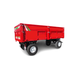 รถพ่วงสำหรับรถไถนา รถพ่วงสำหรับฟาร์ม ขนาด 5 ตัน 4 ล้อ เพลาคู่ รถพ่วงสำหรับฟาร์มขาย - Product Image 1