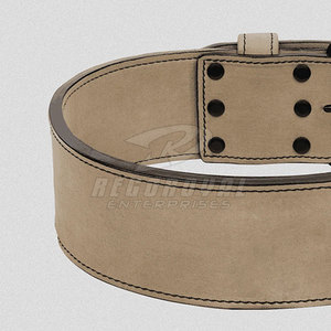 Fitness y Muscle Building Single Prong Leather Power Belt para entrenamiento de fuerza Cinturón hecho en fábrica - Product Image 6