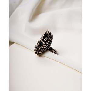 925 Sterling Silver Ghunghru Ring Cultural Collectible Ethnic Cluster Finger Ring for Women - Product Image 3