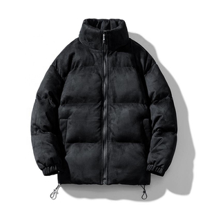 OEM Design personnalisé hiver chaud coupe-vent manteau à capuche brillant doudoune personnalisée extérieure épaisse duvet bulle veste pour hommes - Product Image 3