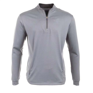 เสื้อสเวตเตอร์มีซิปครึ่งตัวมีสไตล์สำหรับผู้ชายให้ความสบายและดูทันสมัยเหมาะสำหรับการเปลี่ยนระหว่างวันถึงกลางคืนด้วย OEM - Product Image 1