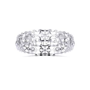 Dernier design Bracelet rond en argent sterling 925 avec coussin Moissanite et diamant Bracelet de mariage de style classique Cadeau de fête - Product Image 1