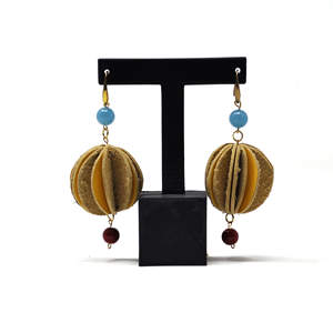 Pendientes de cuero Hemisphere - Product Image 2