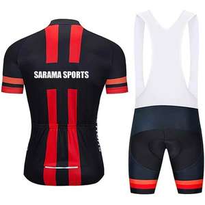 Customizable Men's <b>Cycling</b> Uniform Breathable Eco-Friendly Anti-Bacterial Quick Dry Lightweight 220g 100% Polyester Bicycle - Product Image 2