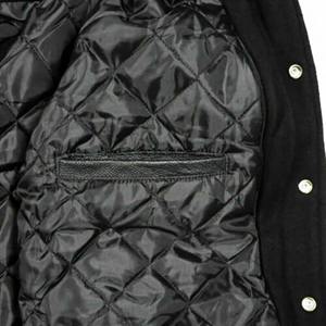 Veste universitaire pour hommes 2025, col montant, coupe ajustée, style streetwear, logo/couleur personnalisés, respirante, vente en gros, haute qualité - Product Image 5