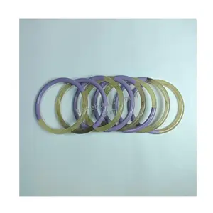 Accesorios de perlas de diamantes, conjunto de brazaletes, resina multicolor, diseño Simple, estilo de moda de la India para aniversario - Product Image 1