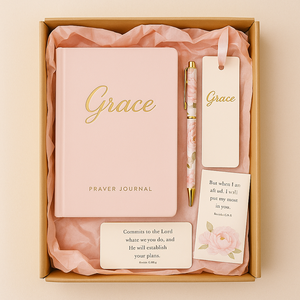 LABON grazia preghiera diario rosa copertina rigida lamina d'oro elegante cristiano devozionale taccuino per la fede <span class=keywords><strong>libro</strong></span> del Logo del diario regalo della bibbia - Product Image 5
